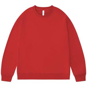 Sweat-shirt unisexe d'hiver de haute qualité en gros, coupe oversize XL à épaules tombantes, style streetwear, en polyester/coton - Product Image 6
