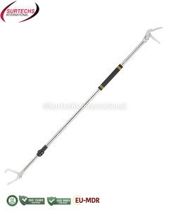 Surtechs 68 Inch Manual Stainless Steel Heavy Duty Snake Grabber Reptile Tongs <b>Long</b> Reach <b>Sponge</b> <b>Handle</b> CE Certified - Product Image 4