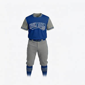 Camiseta de Béisbol Personalizada al por Mayor, de Alta Calidad, Cosida, a la Moda de Verano, Uniforme de Béisbol en Blanco para Sublimación - Product Image 3