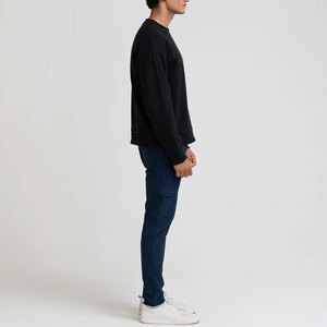 Sweat-shirt pour homme sur mesure de haute qualité et durable, en polaire solide, décontracté, pour l'hiver, séchage rapide, respirant, service OEM - Product Image 3