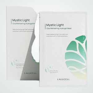Masque facial coréen K-Beauty Larucell Mystic Light Cica Refreshing Hydrogel Mask 5 feuilles - Product Image 1