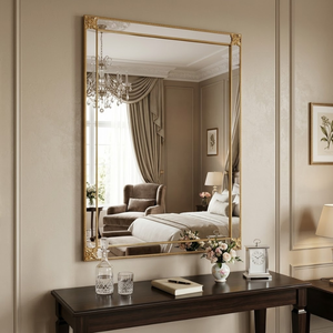 Miroir décoratif baroque vénitien élégant |   Miroir mural de style antique haut de gamme pour salon et design d'intérieur vintage - Product Image 4