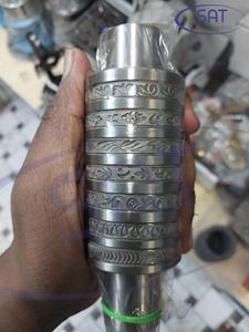 เครื่องมือทำเครื่องประดับทองคำ เงิน กำไล แหวน แบบลูกกลิ้งออกแบบลาย พร้อมลูกกลิ้งออกแบบลายหลากหลายแบบตามสั่ง สำหรับประเทศซูรินาเม รีพับลิกาคองโก สหรัฐอเมริกา - Product Image 6