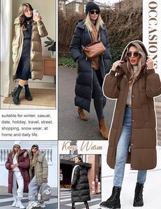 Women's Lightweight Knitted Solid Packable Hooded <b>Winter</b> <b>Quilted</b> Puffer Jacket Detachable Sleeves Hat Water Resistant Fur Lining - Product Image 5