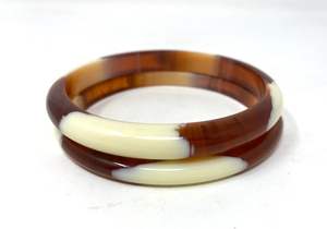 India Fashion Women's Resin <b>Bangles</b> <b>Set</b> Romantic Style Wedding Jewelry Handmade Customizable Color & Size - Product Image 4