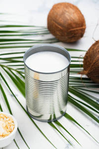 LECHE DE COCO ENLATADA DE MARCA OEM CON 13%-15% DE CONTENIDO DE GRASA, ENVASE ECOLÓGICO - Product Image 1