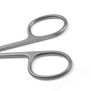 Ciseaux à ongles en acier inoxydable, lame droite, pointe acérée, poignée ronde, outil de manucure durable pour adultes - Product Image 3