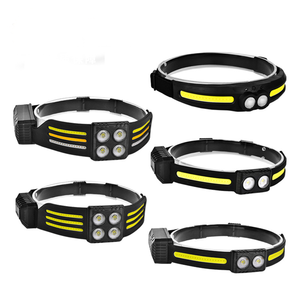 Linterna Frontal LED COB con Función de Inducción, 15 Horas de Duración, Carga Tipo <span class=keywords><strong>C</strong></span>, 2*XPE+COB, TPU+PC - Product Image 6