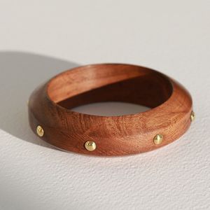 Brazalete de Madera con Diseño Moderno para Fiestas, Brazalete de Madera Elegante, Brazalete de Madera con Estilo - Product Image 1