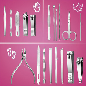 Wholesale Professional <b>Manicure</b> Pedicure <b>Kit</b> Salon Beauty Use <b>Manicure</b> Pedicure <b>Kit</b> For Online Sale - Product Image 6