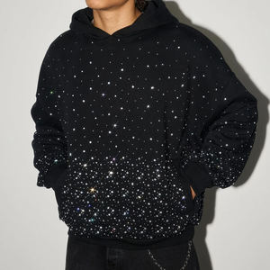Sudadera con capucha brillante, gruesa y extragrande, ropa personalizada para compradores de boutiques estadounidenses, logotipo personalizado - Product Image 5