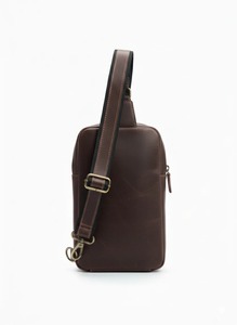 Sac de poitrine de luxe unisexe, sac bandoulière minimaliste en cuir pour femme, sac de poitrine de voyage tendance avec compartiments zippés sécurisés - Product Image 3