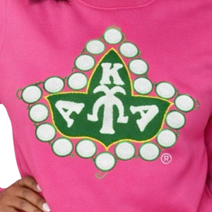 Sweat-shirt d'hiver pour femme en molleton Ivy, écologique, à séchage rapide, respirant, avec lettres grecques brodées, col rond de qualité supérieure - Product Image 6