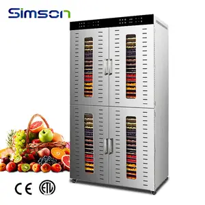 80 Trays Industrial 4 Compartment Commercial Fruit Dehydrator