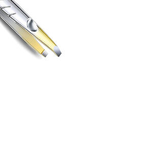 Eyebrow Tweezers Slanted Tips High Quality Stainless Steel Custom Logo Reusable Eyebrow Hair Removal <b>Makeup</b> <b>Tools</b> - Product Image 4
