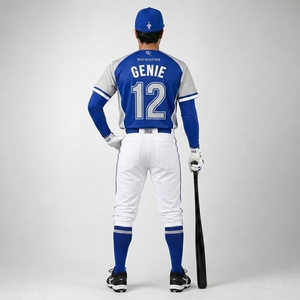 Uniforme de baseball conçu avec un matériau en polyester à séchage rapide, construction respirante, uniforme de baseball personnalisé, vêtements de compétition - Product Image 2