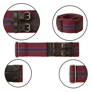 เข็มขัดรัดเอวแบบปรับได้ ทำจากไนลอน สีสันตามสั่ง สำหรับงานพิธี - Product Image 4