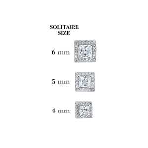 Graceful 925 <b>Silver</b> High Carbon Diamond Stud <b>Earrings</b> For Women Premium Jewelry For Bridal Wedding Engagement Anniversary Party - Product Image 4