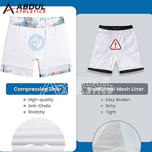 Shorts de sport durables pour l'entraînement, la course et les activités sportives, avec un matériau léger et un port confortable. - Product Image 2