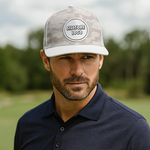 Gorra de béisbol estilo camuflaje para exteriores con visera curva, logotipo personalizado, orificios cortados con láser, para hombre y mujer, fabricada en Vietnam. - Product Image 6