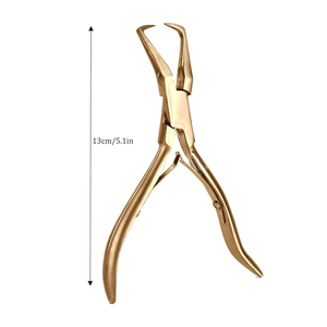 Professional Steel Silicone Hair Extension Weft Application <b>Tools</b> Kit Pliers <b>Thread</b> Clips | Strong Hold Durable Salon Use - Product Image 2