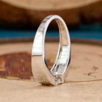 Anillo de Lujo para Hombre, Chapado en Oro de 14K, con Diamante Corte Trillón, Joyería de Moda, Anillo de Compromiso, Certificado IGI