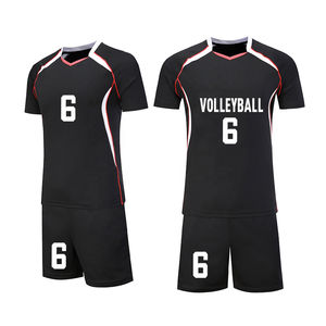 Uniforme de Voleibol Unisex, Transpirable, de Malla de Poliéster, con Tela que Absorbe la Humedad, Manga Corta - Product Image 1