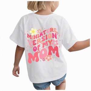เสื้อยืดลำลองพิมพ์ลายทันสมัยสำหรับเด็กผู้หญิง แขนสั้น คอกลม ผ้าฝ้าย 100% คุณภาพพรีเมียม เป็นมิตรกับสิ่งแวดล้อม เหมาะสำหรับใส่ทุกวัน - Product Image 6