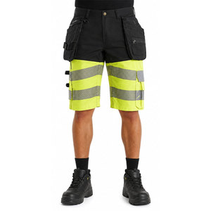Vêtements de travail sur mesure, shorts de sécurité avec poches cargo, bande réfléchissante, sécurité routière, haute visibilité, shorts de sécurité pour la construction - Product Image 2