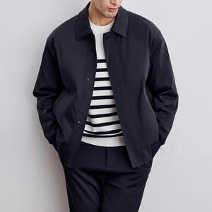 Nouvelle veste bomber personnalisée pour homme, de haute qualité, à manches longues, en toile imperméable, pour le sport, les voyages et les activités de plein air, style streetwear, couleur et taille personnalisables, vente en gros - Product Image 4