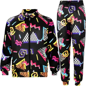Ropa Deportiva Unisex con Estampado Geométrico, 100% Nailon Transpirable, Cierre con Cordón, Manga Larga - Product Image 5