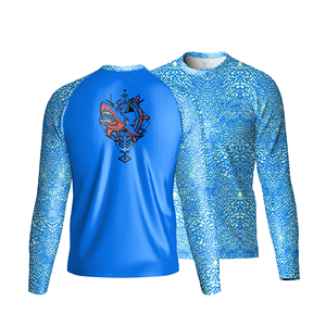 Camisa de Pesca Personalizada para Hombre, UPF 50, Impermeable, Transpirable, Manga Larga, para Caza al Aire Libre, Poliéster y Elastano, Secado Rápido, Ropa Deportiva - Product Image 4