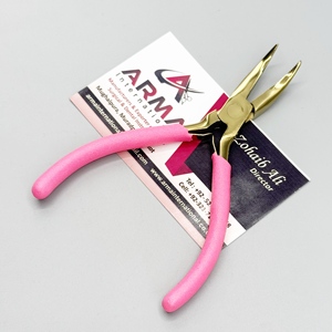 Plasma Gold I-Tip Hair <b>Extensions</b> Plier Hair Pliers for <b>Micro</b> Nano Ring Hair <b>Extensions</b> Opener and Removal Tool with Logo - Product Image 3