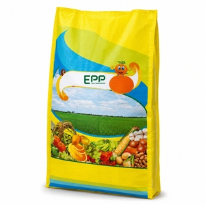 ถุงข้าว PP ทอเคลือบ BOPP พิมพ์โลโก้ตามสั่ง แบบรีไซเคิล ปิดผนึกด้วยซิป VN 50กก. 25กก. ถุงตาข่าย BOPP ทอ - Product Image 1