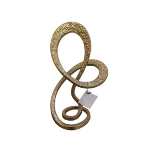 Escultura de Arte Geométrica Moderna de Metal para Colgar en la Pared, Forma Irregular, Decoración para Sala de Estar, 100% Hecha a Mano, Montaje en Pared Interior - Product Image 1