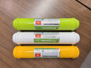 Filtre post-épurateur coloré 10/11'' pour purificateur d'eau RO, en carbone nano, minéral alcalin, raccord rapide, fabriqué au Vietnam - Product Image 6