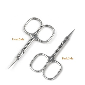 Ciseaux à cuticules incurvés professionnels en acier inoxydable pour manucure et pédicure, soins de beauté des ongles des doigts et des orteils, vente en gros - Product Image 1