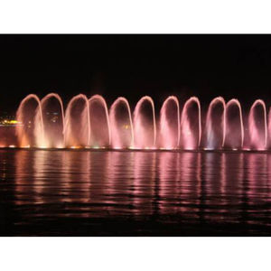 Fuente de Agua Musical LED Moderna de Lujo, Personalizable, de Acero Inoxidable y Piedra, para Jardín Exterior, Productos de Jardinería de Lujo - Product Image 3