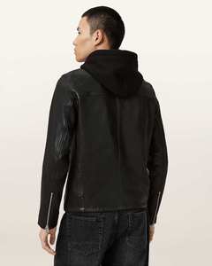 Chaqueta de Cuero Genuino Personalizada para Hombre, Chaqueta de Motociclista a la Moda, Calidad Premium, Servicio de Muestras de Fabricación OEM ODM Disponible - Product Image 5