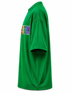 Camiseta de Manga Corta Verde para Hombre con Logotipo Personalizado, 100% Algodón Jersey, Cuello Redondo, Diseño con Letra Impresa en la Parte Delantera, Corte Regular Informal - Product Image 4