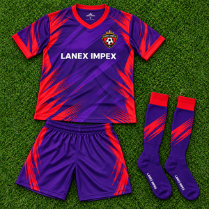 Ensemble de maillots de football personnalisés de qualité supérieure pour hommes et garçons, respirant, léger, à séchage rapide, vêtements de sport - Product Image 6
