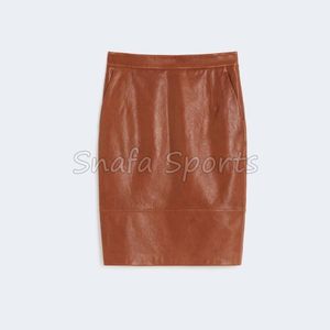 Últimos Diseños de Moda, Faldas Casuales Transpirables para Mujer, Faldas de Cuero para Mujer con Color Personalizado al por Mayor - Product Image 4