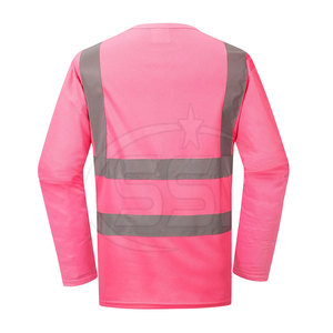 Workplace Safety Sweatshirt ANSI Class 2 High Visibility Workwear Reflective Protection <b>LED</b> Flash Logo Lasting Comfort - Product Image 6