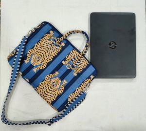 <b>Laptop</b> Bag Quilted Cotton Printed Fabric Eco-Friendly and Durable for Office Use - Product Image 4