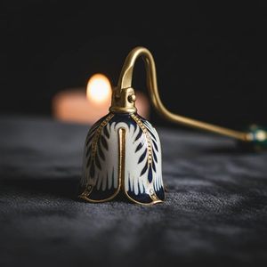 Handmade Brass <b>Candle</b> Warmer With Bell Flower Design Indoor Aromatherapy Non Electric <b>Candle</b> Melter - Product Image 4
