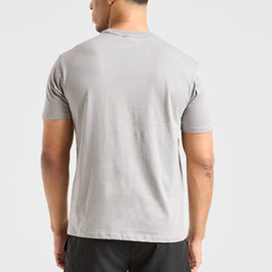 Camiseta de Diseño con Cuello Redondo y Manga Corta para Hombre, Estilo Verano, Corte Ajustado, Venta al por Mayor, Personalizada, 100% Algodón, Camiseta Lavada de Alta Calidad - Product Image 5