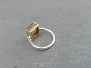 Cushion Cut Citrine <b>Ring</b> <b>925</b> Sterling <b>Silver</b> Gemstone <b>Ring</b> Handmade Elegant Birthstone Jewelry Gift For Women - Product Image 6