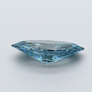 Diamant de laboratoire de 1,89 carat, bleu vif, taille marquise, certifié IGI, VS2, excellente qualité de polissage, pierre précieuse synthétique CVD pour bijoux fins. - Product Image 2