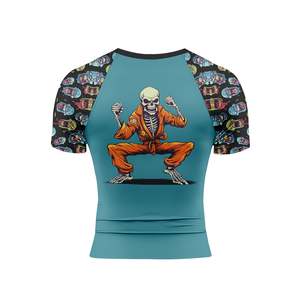 Custom Logo Men's <b>Mock</b> Compression Shirt Long Sleeve Shirts Quick Dry UV Protection Rash Guard for Surf Swim <b>Tops</b> Gym Tight Wear - Product Image 5