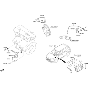 ix35 Nuevos sensores y interruptores de motor 392102ECA0 - Product Image 1